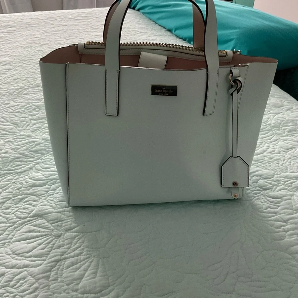 Kate Spade Mint Green Tote Bag - Picture 1 of 4